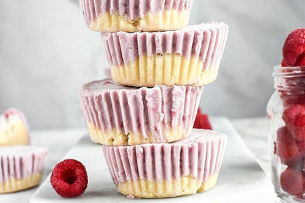 Healthy Raspberry Creamy Cups