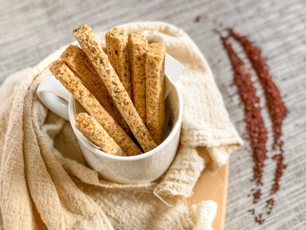 Gluten Free and Vegan Quinoa Sticks