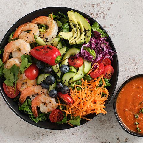 Classic Salads - Thai Peanut Shrimp Salad (Large)